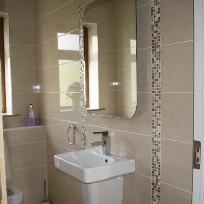 Bathroom reconstruction A bright bathroom remodel in Cork and Kerry
